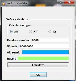 DAS FDOK - VeDoc Calculator DAS FDOK - VeDoc Calculator